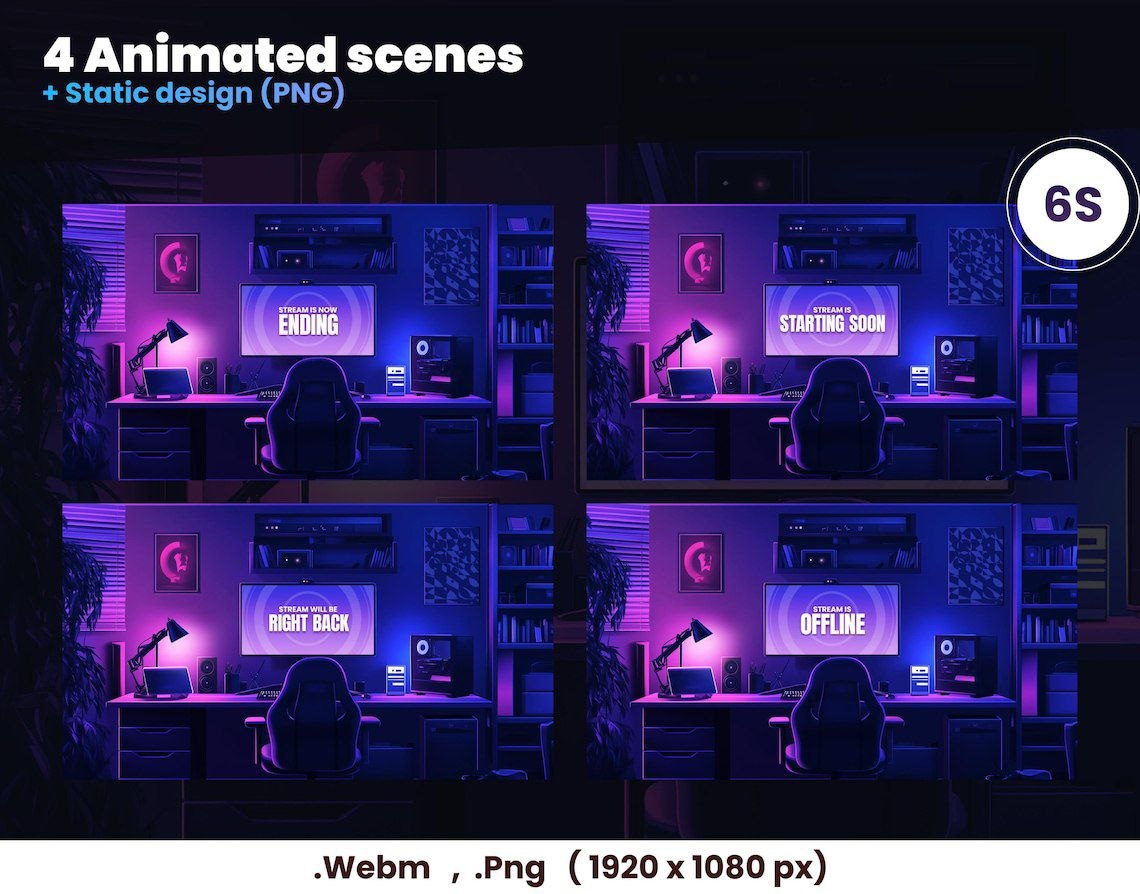 Neon Gaming Room Pack