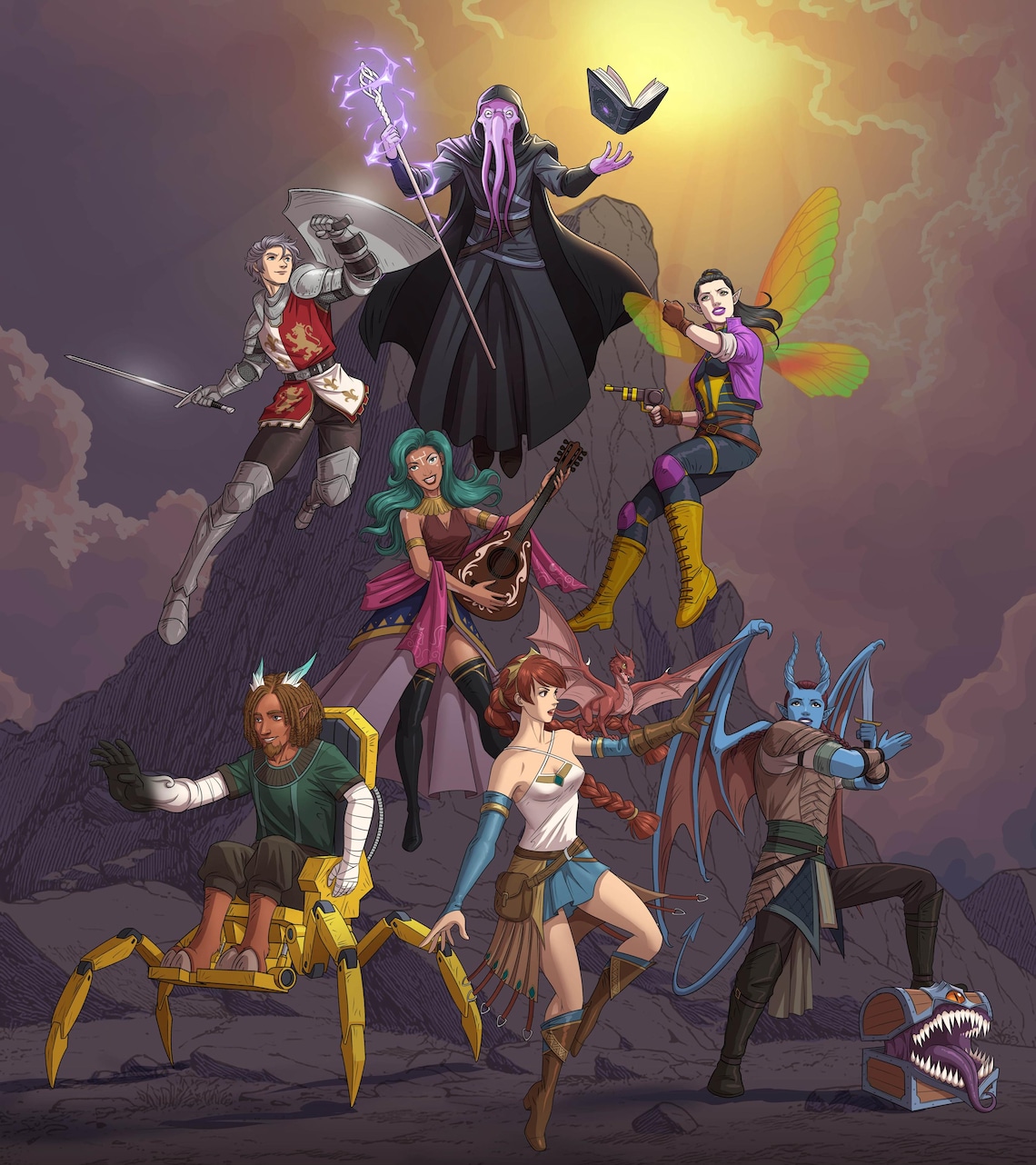 D&D Adventuring Party