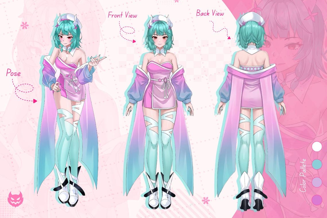 Pastel Nurse Reference Sheet